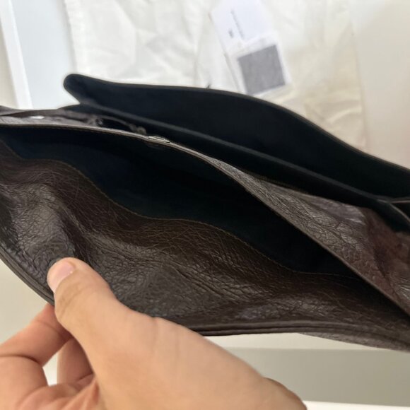 Vintage Hardware Envelope Clutch Brown - Picture 7 of 7